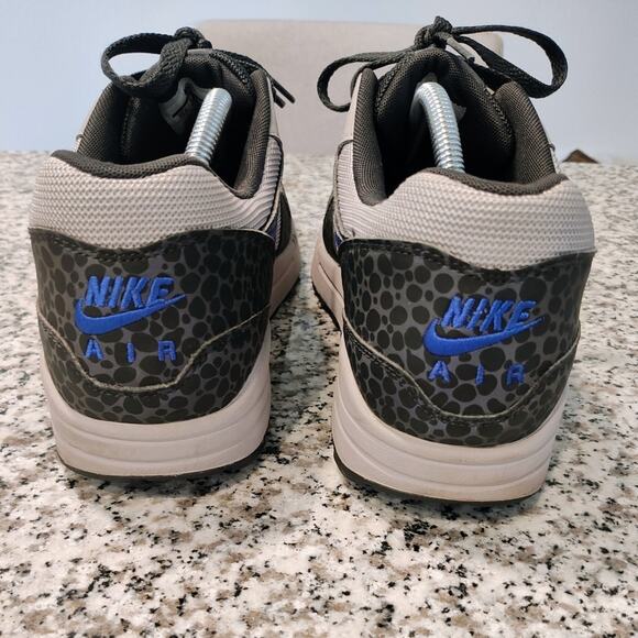 Nike Air Max 1 Safari Reflective Black 10.5 - Picture 7 of 9
